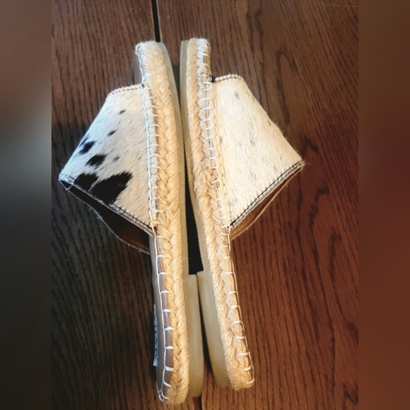 Myra Cowhide Slide Sandals - Picture 3 of 7
